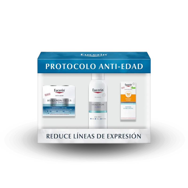 Kit Hialurónico Eucerin 3Pack Sérum Anti-Edad Filler Elasticity