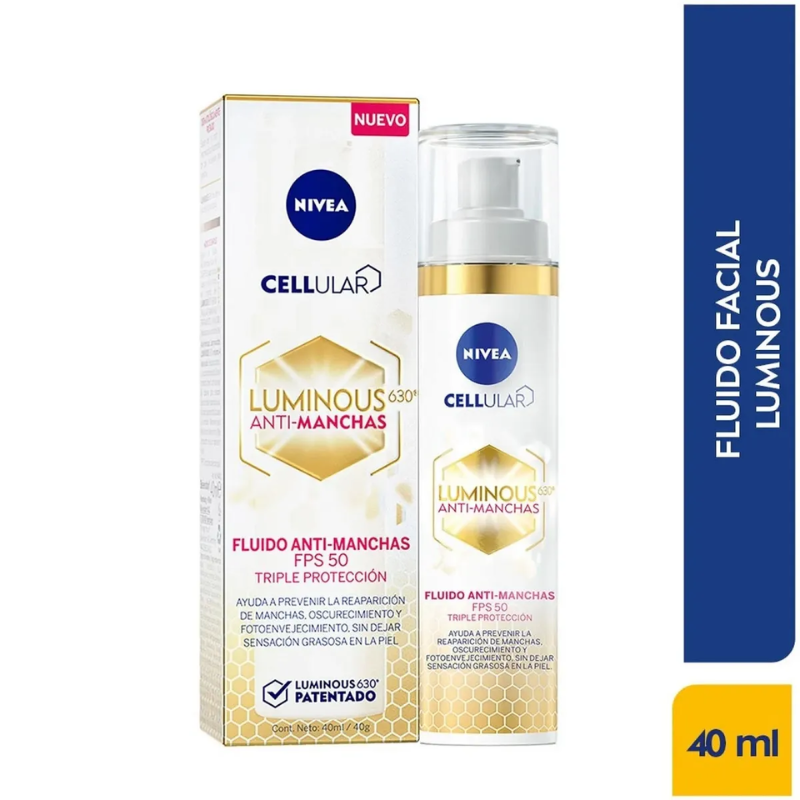 FLUIDO NIVEA LUM A-MAN FPS50 40ML