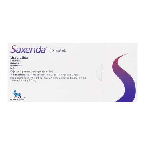 SAXENDA 6MG/ML SOL INY PLUM 3X3ML