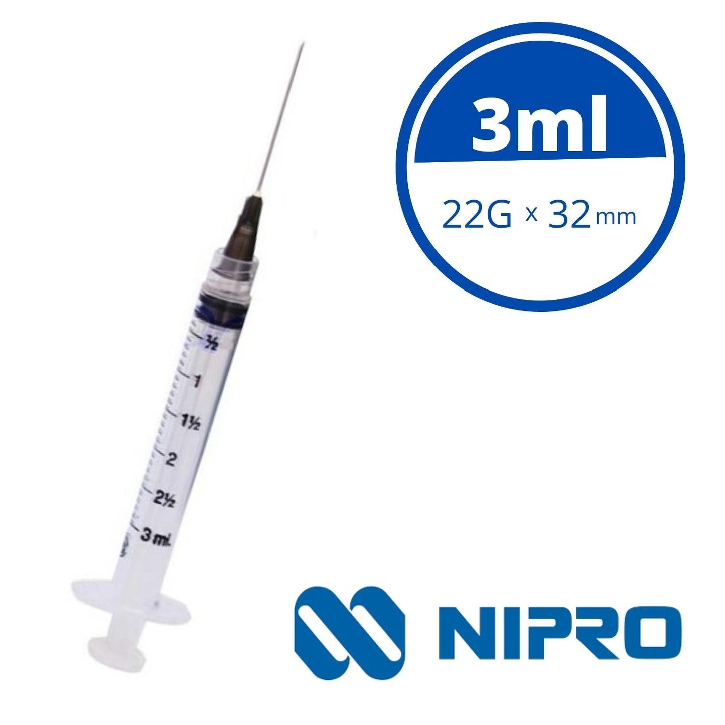 JGA DESCH NIPRO 3ML 22GX32MM