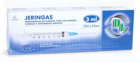 JGA DESCH NIPRO 3ML 23GX25MM PIEZA