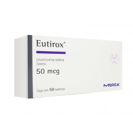 EUTIROX 50MCG TAB C50
