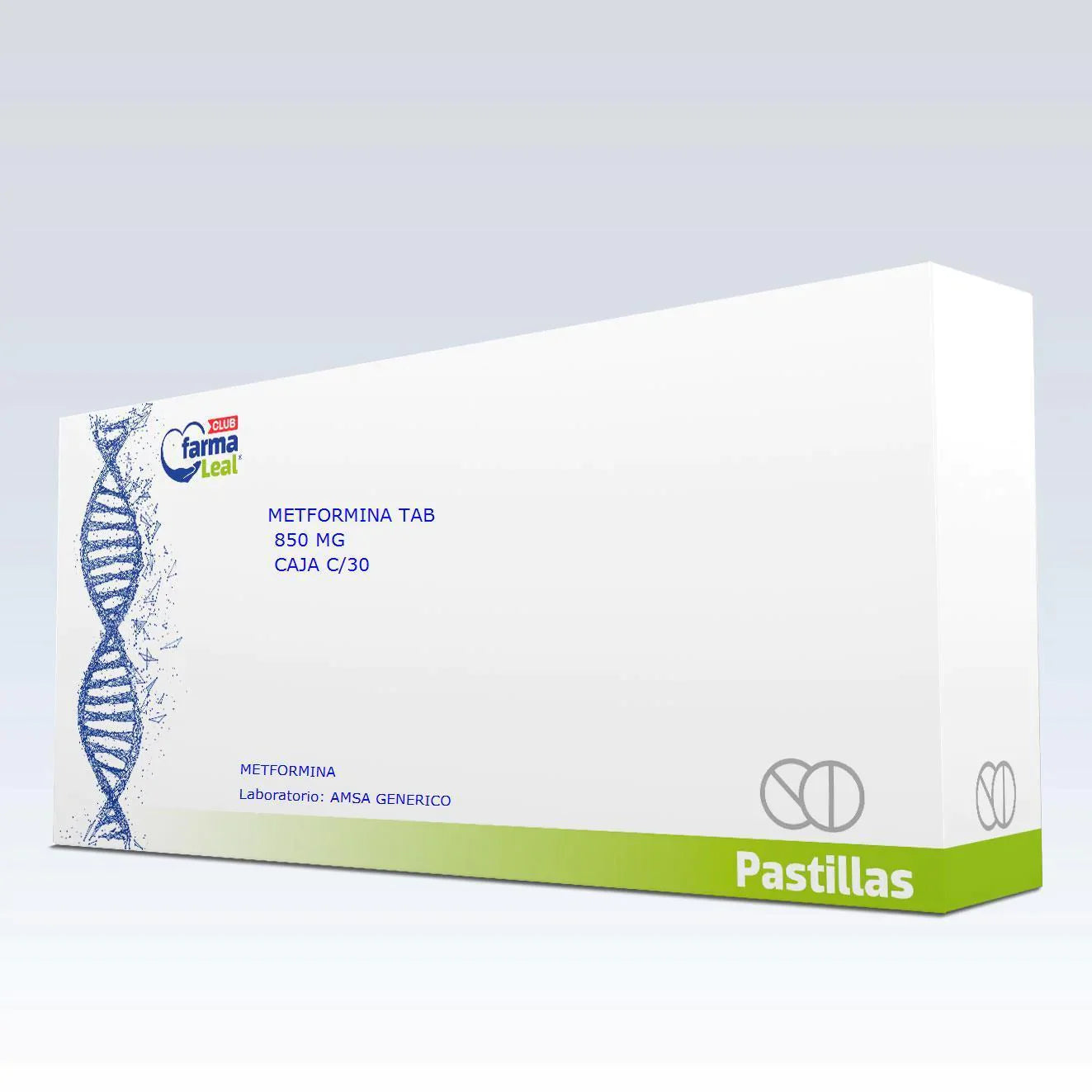 METFORMINA 850MG 30 TAB LGEN