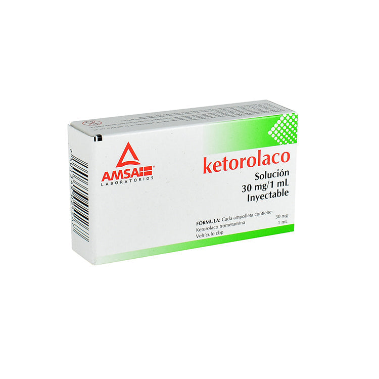 KETOROLACO 30MG SI 1ML AMS LGEN