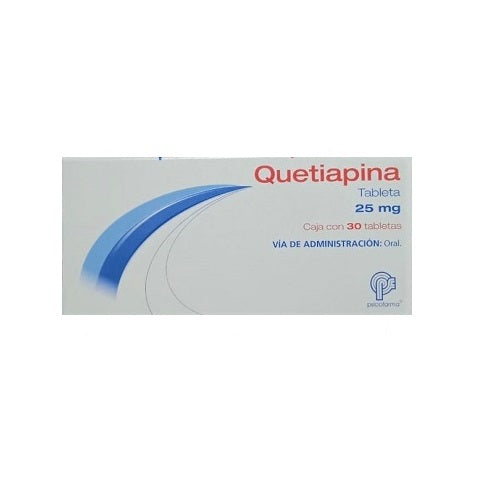 QUETIAPINA 25 MG 30 TAB LGEN