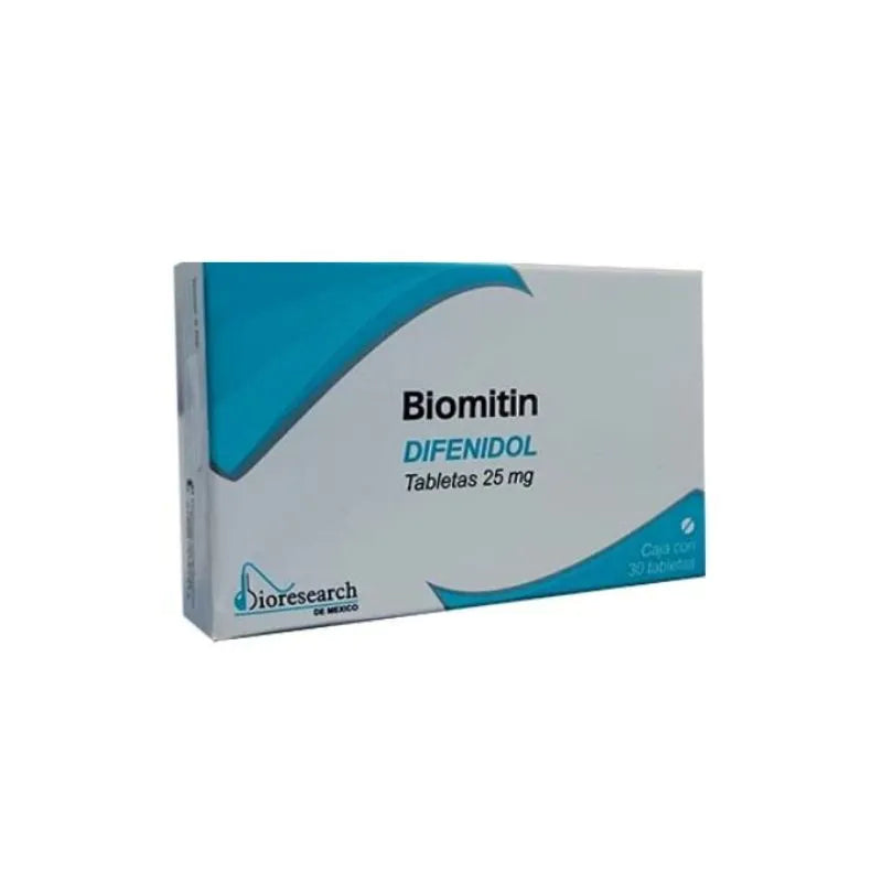 DIFENIDOL 25 MG 30 TAB LGEN