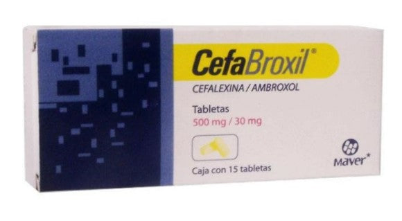CEFAL/AMBR 500/30MG 15 TAB LGEN