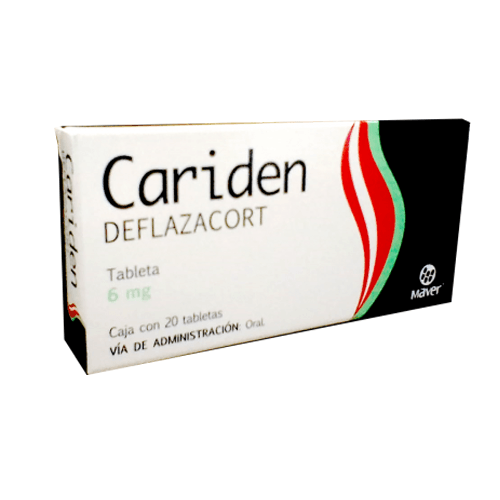 DEFLAZACORT 6MG 20 TAB LGEN