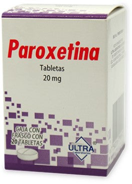 PAROXETINA 20 MG FCO 20 TAB LGEN