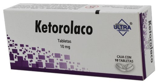 KETOROLACO 10MG 10 TAB ULT LGEN