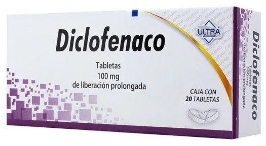 DICLOFENACO 100 MG 20 TAB LGEN