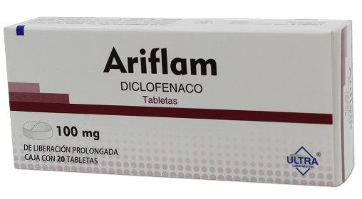 ARIFLAM 100 MG 20 TAB LGEN