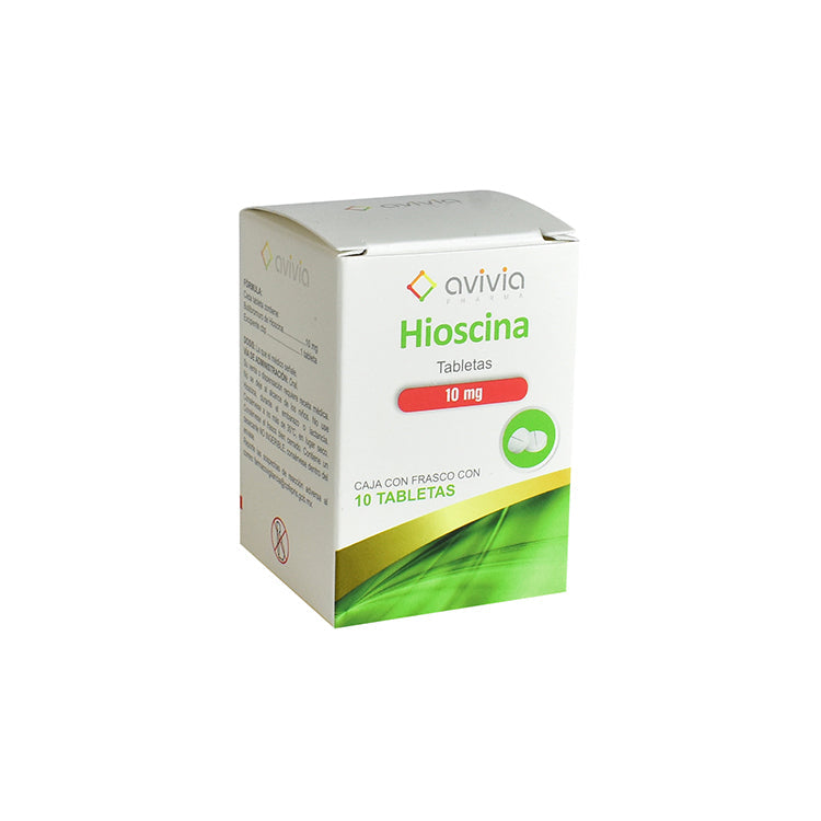 HIOSCINA 10 MG 10 TAB LGEN – FarmaVrim