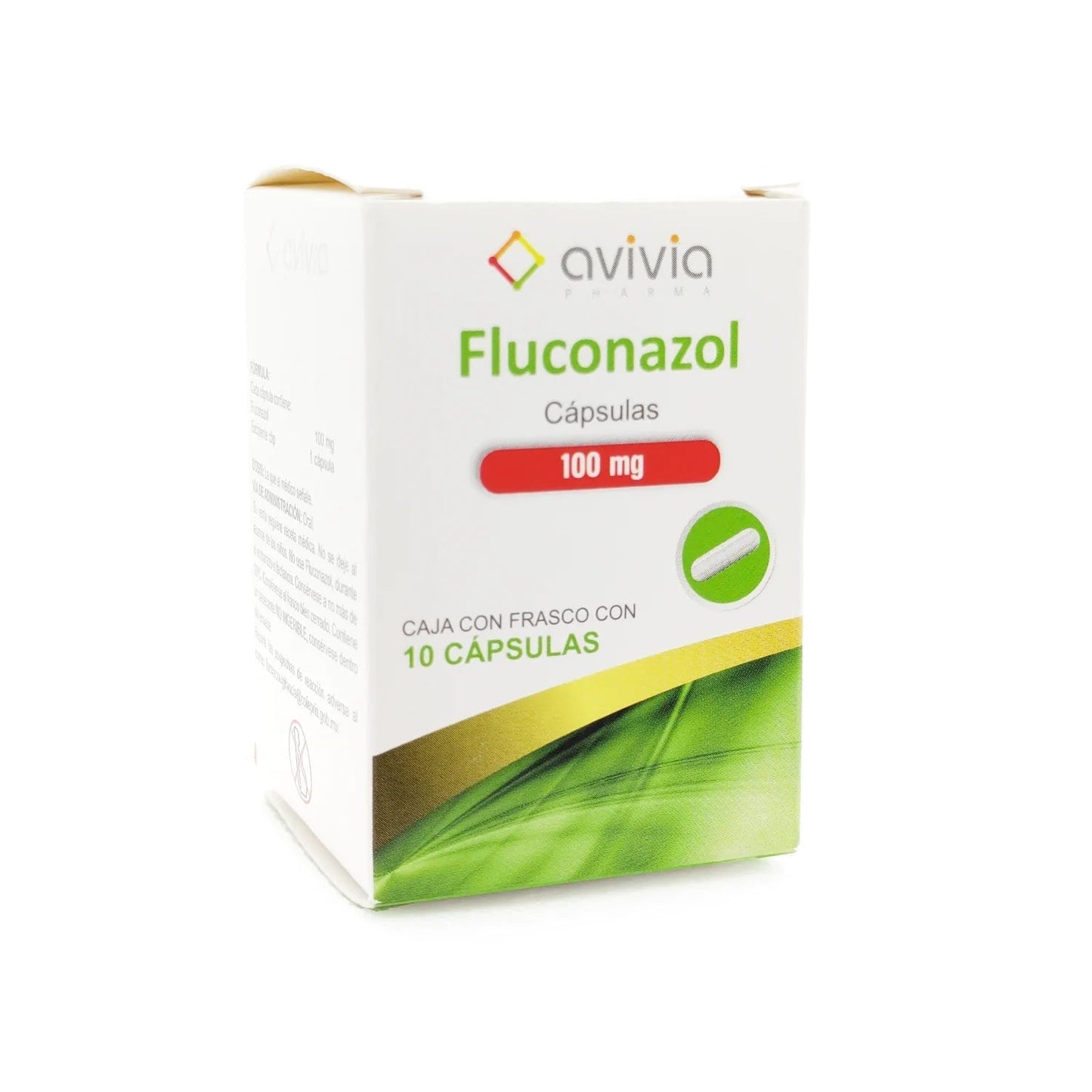 FLUCONAZOL 100MG 10 CAPS LGEN