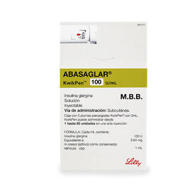 ABASAGLAR 100U SOL INY 5 PLUM 3ML