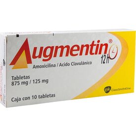 AUGMENTIN 12H 875/125 MG 10 TAB