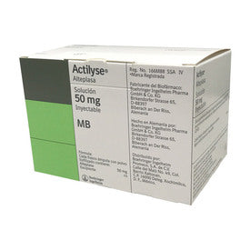 ACTILYSE 50 MG F A 2X50 ML