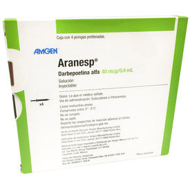 ARANESP 40 MCG/0.4ML 4X1 JGA PRELL
