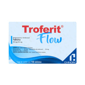 TROFERIT FLOW 30/30 MG TAB 15