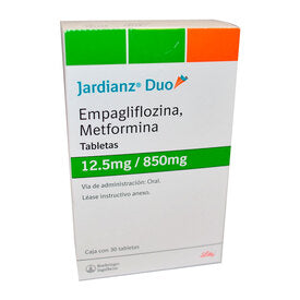 JARDIANZ DUO 12.5/850MG 30 TAB