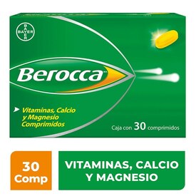 BEROCCA VITAM CAL Y MAG CPR 30
