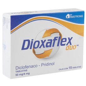 DIOXAFLEX-DUO 50/4 MG 15 TAB