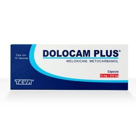 DOLOCAM-PLUS 15/215MG 10 CAPS