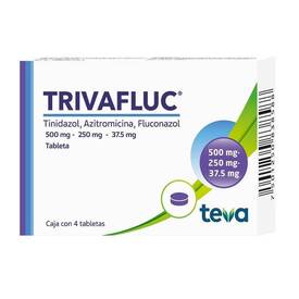 TRIVAFLUC 250/37.5/ 500MG 4 TAB