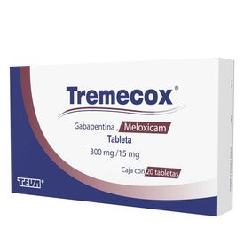 TREMECOX 300/15 MG TAB 20