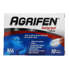 AGRIFEN 500/25/5/4MG 10 TAB