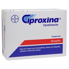 CIPROXINA 250 MG 100 ML SUSP