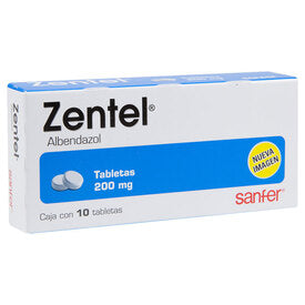 ZENTEL 200 MG 10 TAB