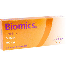 BIOMICS 400 MG 6 CAPS