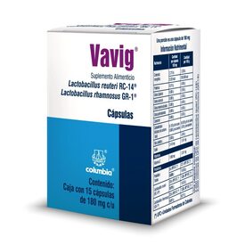 VAVIG 180MG SUP ALIM 15 CAPS