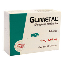 GLIMETAL 1000/4MG 30 TAB