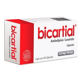 BICARTIAL 2.5/50 MG 30 CAPS