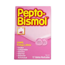 PEPTOBISMOLMASTIANIS262.4MG-TAB12
