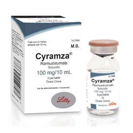 CYRAMZA 100MG SOL INY F.A. 10ML