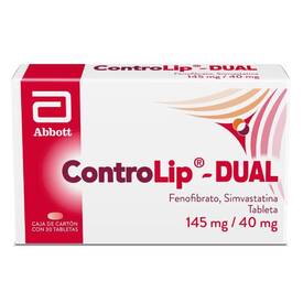 CONTROLIP DUAL 145/40MG 30TAB