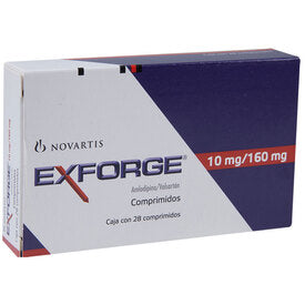 EXFORGE 10/160 MG 28 CPR