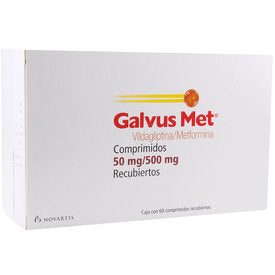GALVUS-MET 50/500MG 60 CPR REC