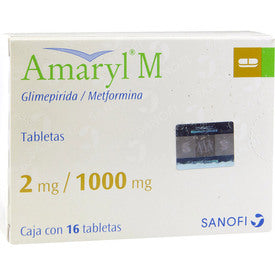 AMARYL M 2/1000MG 16 TAB