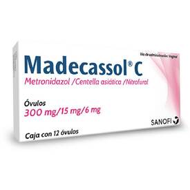 MADECASSOL-C 15 MG 12 OV