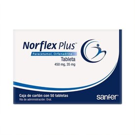 NORFLEX PLUS 35/450MG 50 TAB