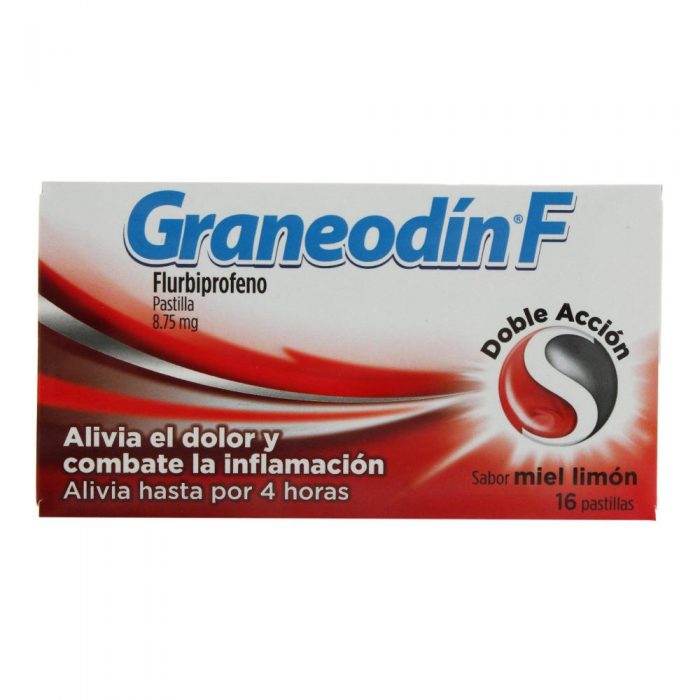 GRANEODIN DOBLE ACCIÓN - F 8.75 MG MIEL LIMON 16 PAST