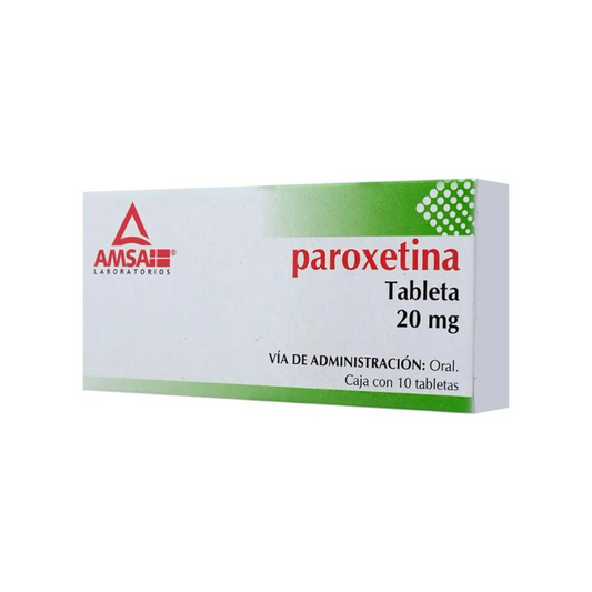 PAROXETINA 20MG 10 TAB      LGEN