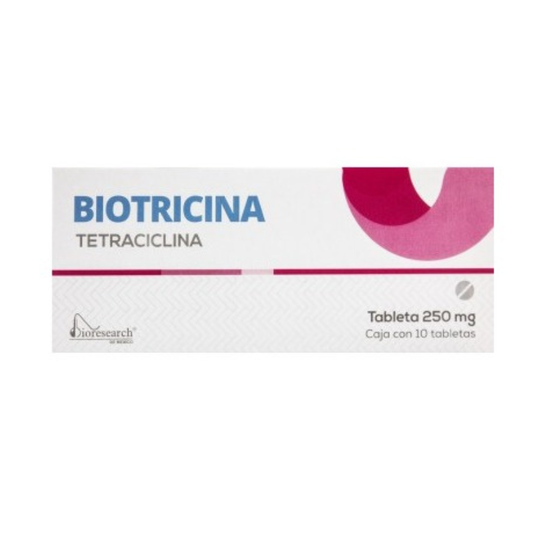 TETRACICLINA 250MG 10 TAB   LGEN