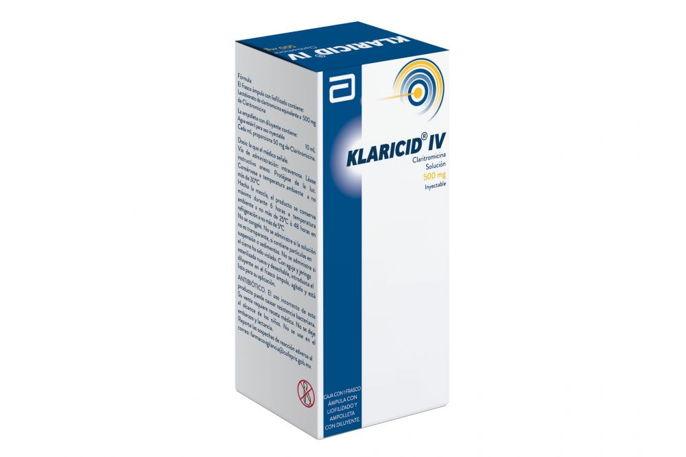 KLARICID I.V. 500 MG FA