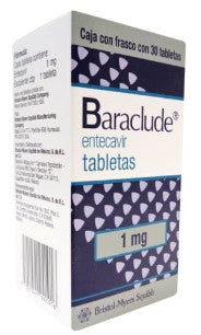 BARACLUDE 1.0 MG 30 TAB