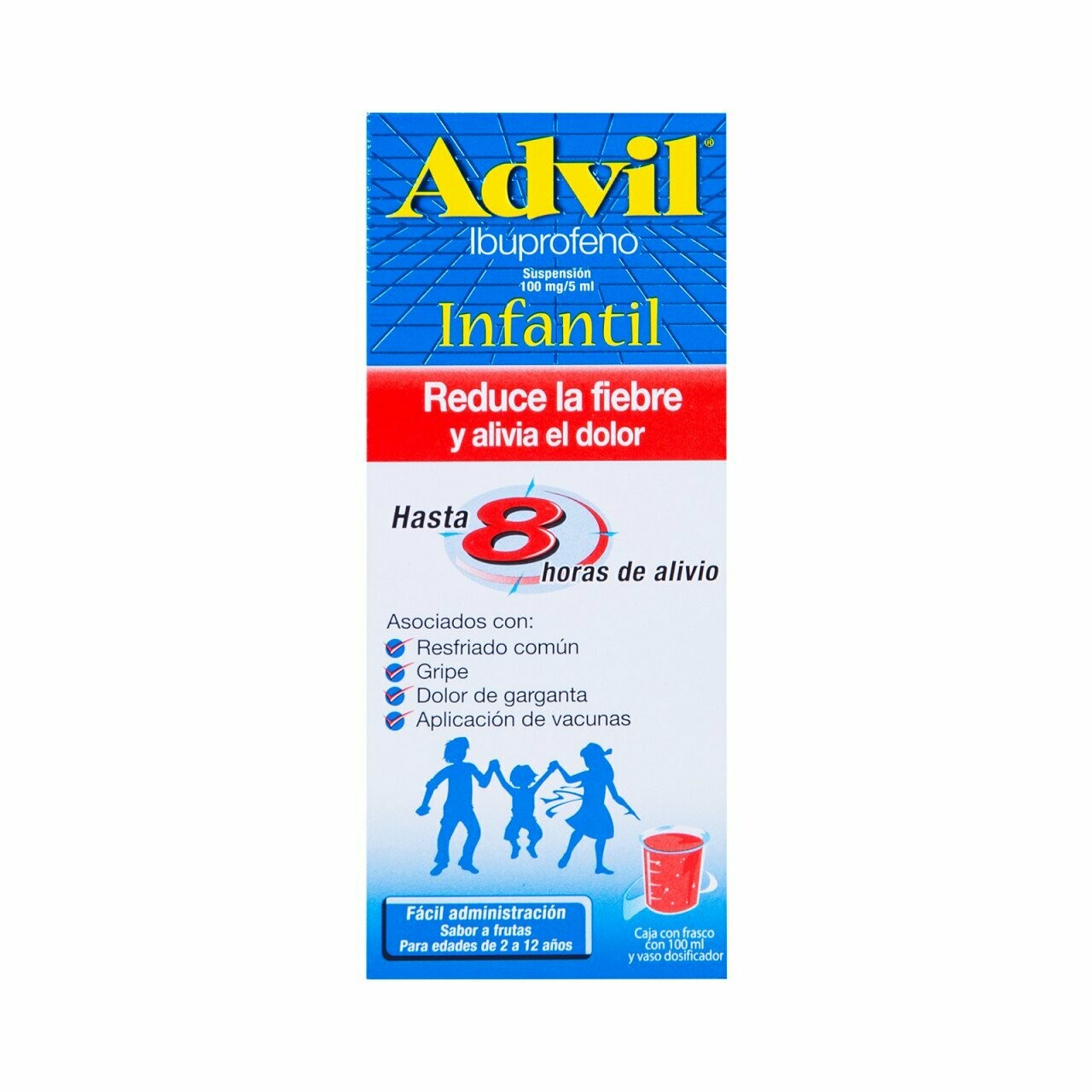 ADVIL INF FRUTAS SUSP 100MG/5ML